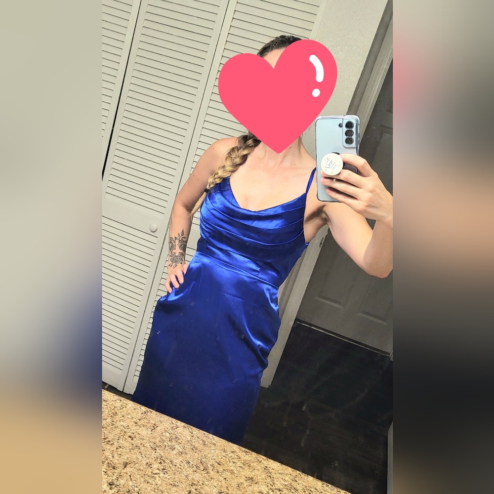Womens Satin Formal Bridesmaid Dress S